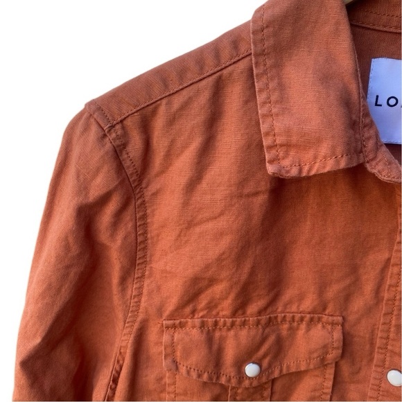 LOLA RIVER Western Classic Pearl Snap Button Up Shirt I Size: S - Picture 5 of 7